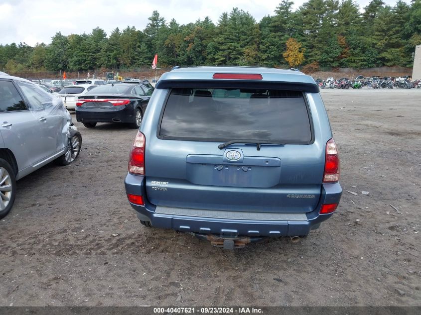 2005 Toyota 4Runner Limited V8 VIN: JTEBT17R958027745 Lot: 40407621