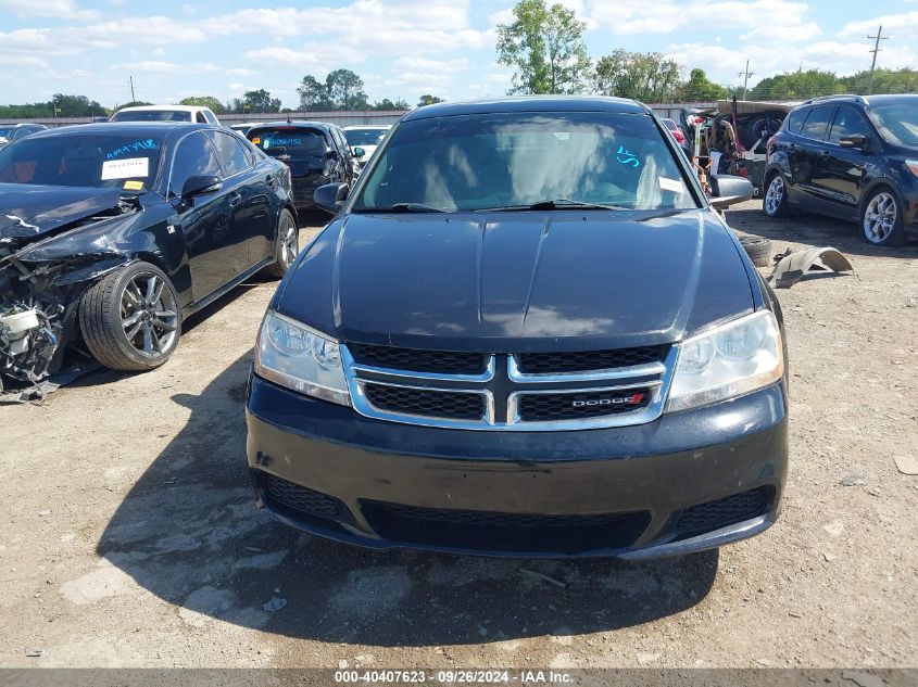 2014 Dodge Avenger Se VIN: 1C3CDZAB2EN160885 Lot: 40407623