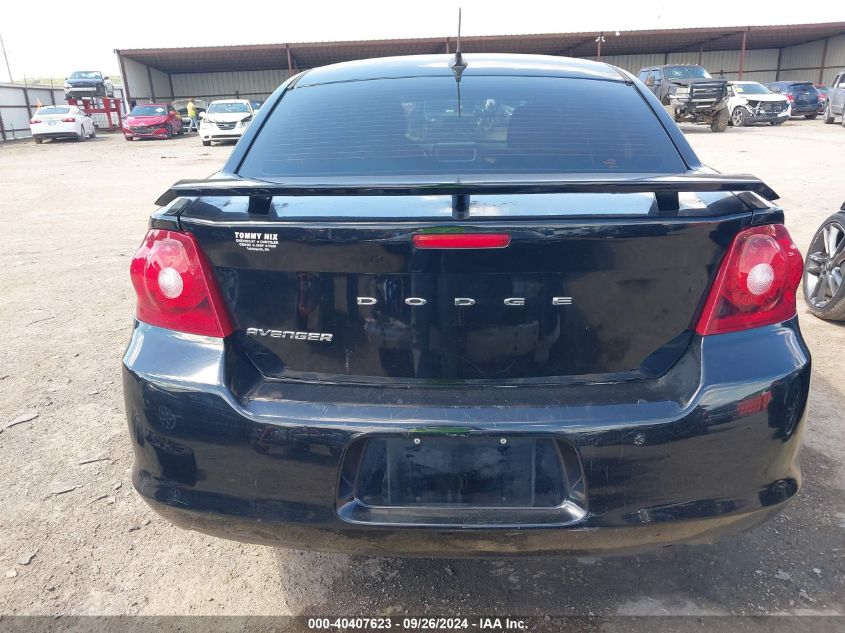 2014 Dodge Avenger Se VIN: 1C3CDZAB2EN160885 Lot: 40407623