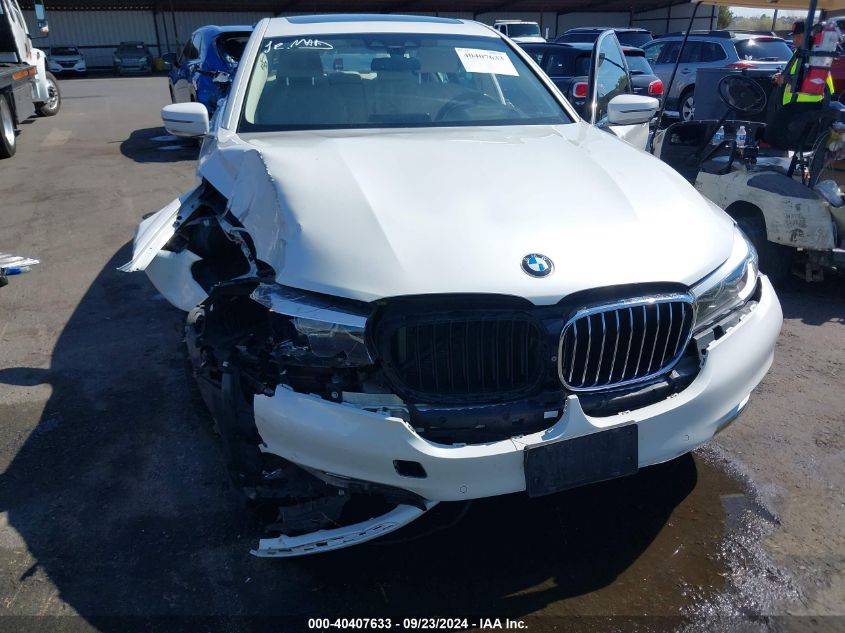 2016 BMW 740I VIN: WBA7E2C54GG738725 Lot: 40407633