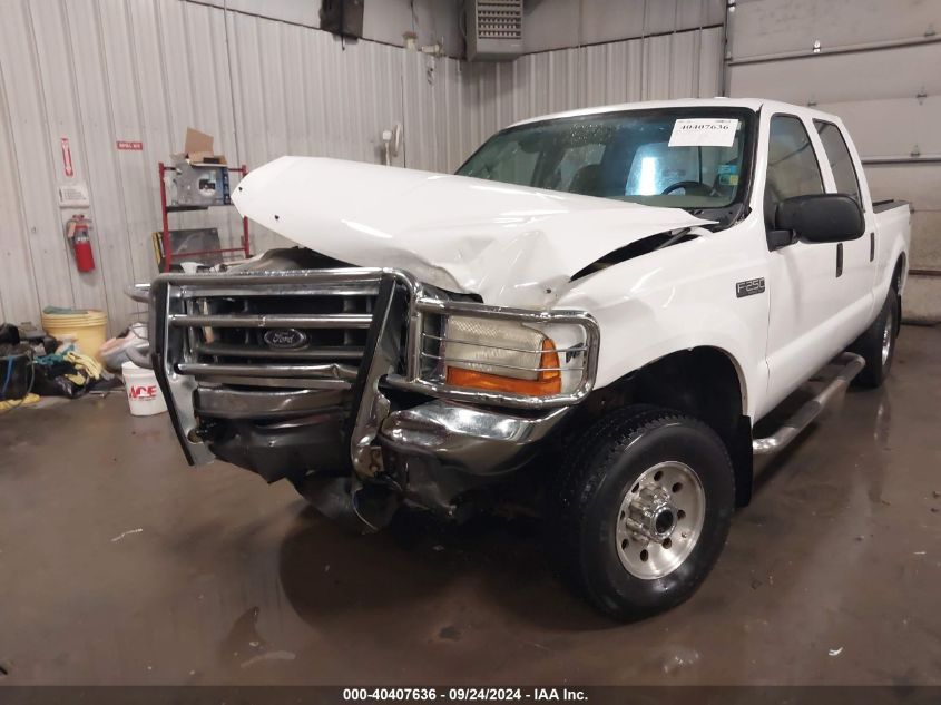 2000 Ford F250 Super Duty VIN: 1FTNW21L0YEB30139 Lot: 40407636