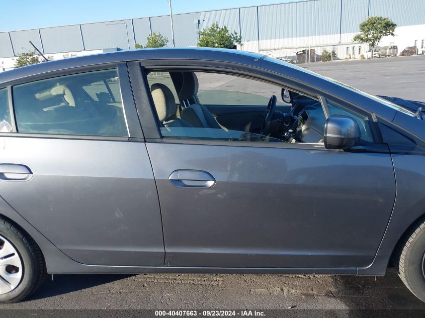 2013 Honda Insight VIN: JHMZE2H3XDS004729 Lot: 40407663