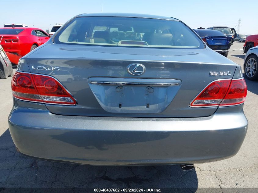 2006 Lexus Es 330 VIN: JTHBA30G165143134 Lot: 40407682