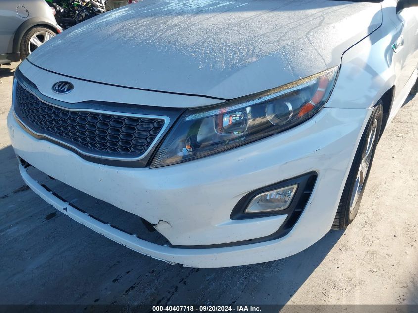 2014 Kia Optima Hybrid Lx VIN: KNAGM4AD2E5076127 Lot: 40407718