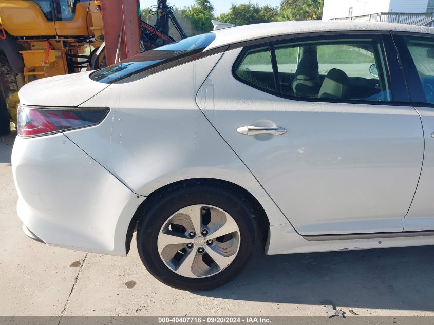 2014 Kia Optima Hybrid Lx VIN: KNAGM4AD2E5076127 Lot: 40407718