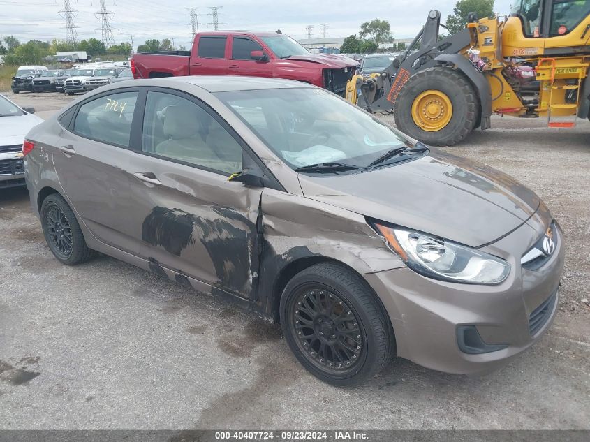 2014 Hyundai Accent Gls/Gs VIN: KMHCT4AE0EU660508 Lot: 40407724