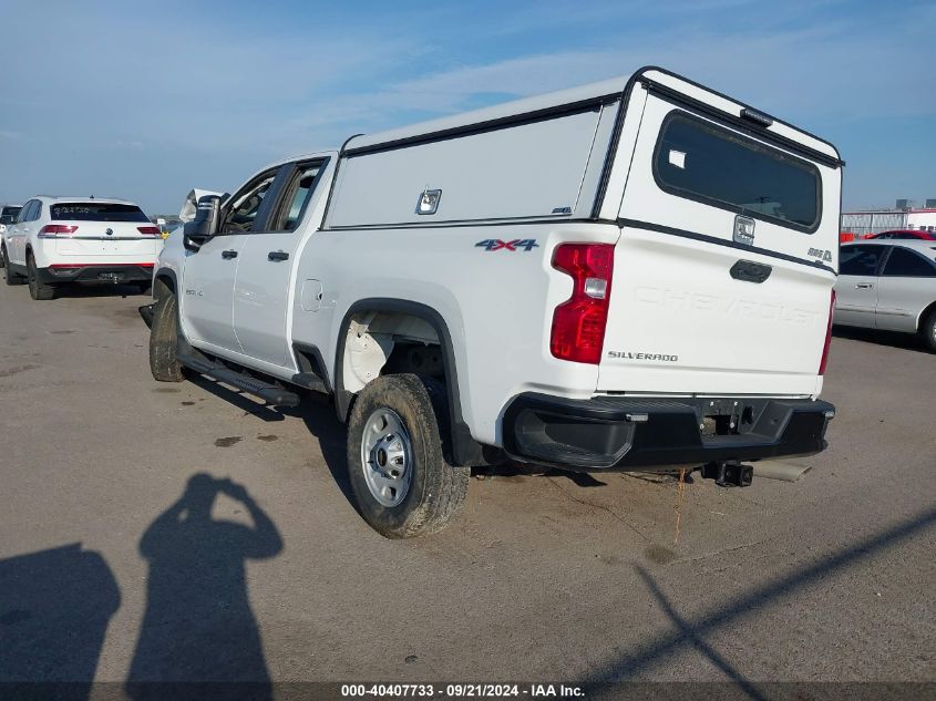 2022 Chevrolet Silverado 2500Hd 4Wd Double Cab Standard Bed Wt VIN: 1GC2YLE78NF181796 Lot: 40407733