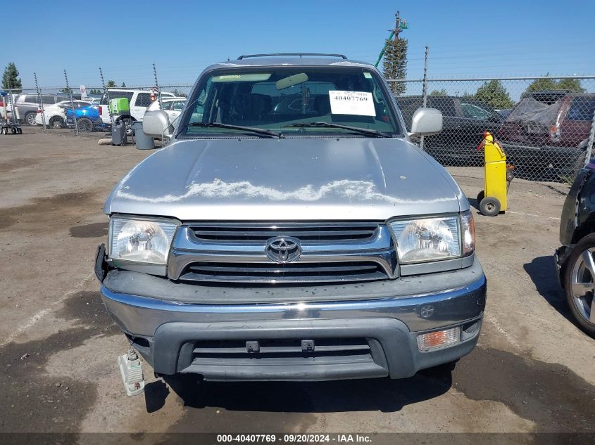 2002 Toyota 4Runner Sr5 V6 VIN: JT3GN86R120256899 Lot: 40407769