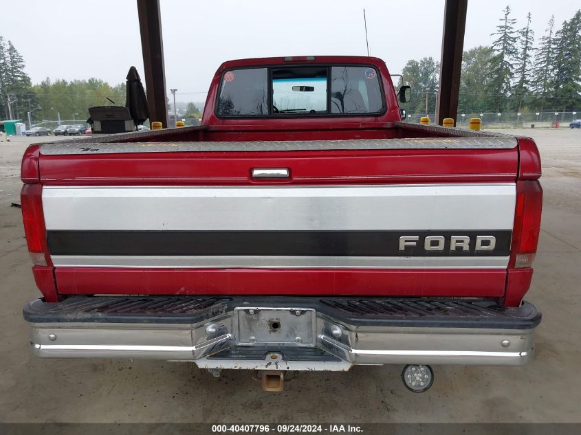 1995 Ford F250 VIN: 1FTHX26F6SKA29595 Lot: 40407796