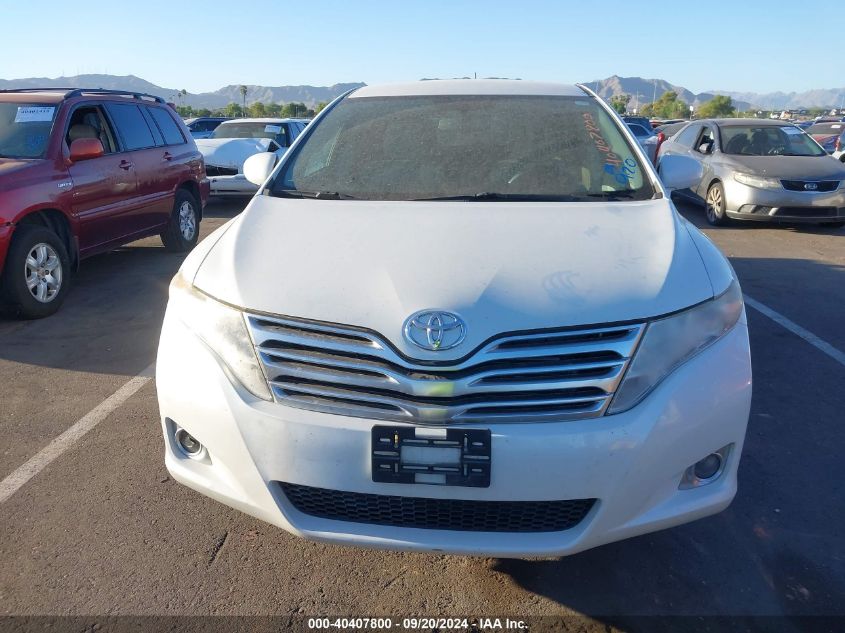 2011 Toyota Venza VIN: 4T3ZA3BBXBU041724 Lot: 40407800