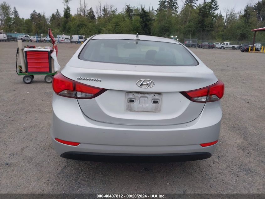 2015 Hyundai Elantra Se VIN: 5NPDH4AE9FH643308 Lot: 40407812