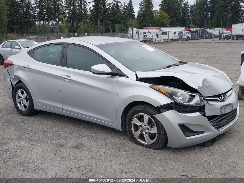 2015 Hyundai Elantra Se VIN: 5NPDH4AE9FH643308 Lot: 40407812