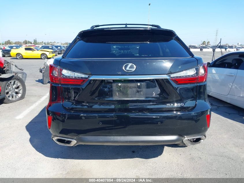 2016 Lexus Rx 350 VIN: 2T2ZZMCA0GC010581 Lot: 40407854