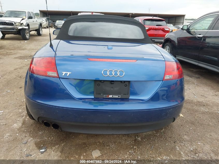 2008 Audi Tt 2.0T VIN: TRUMF38J481017717 Lot: 40407862