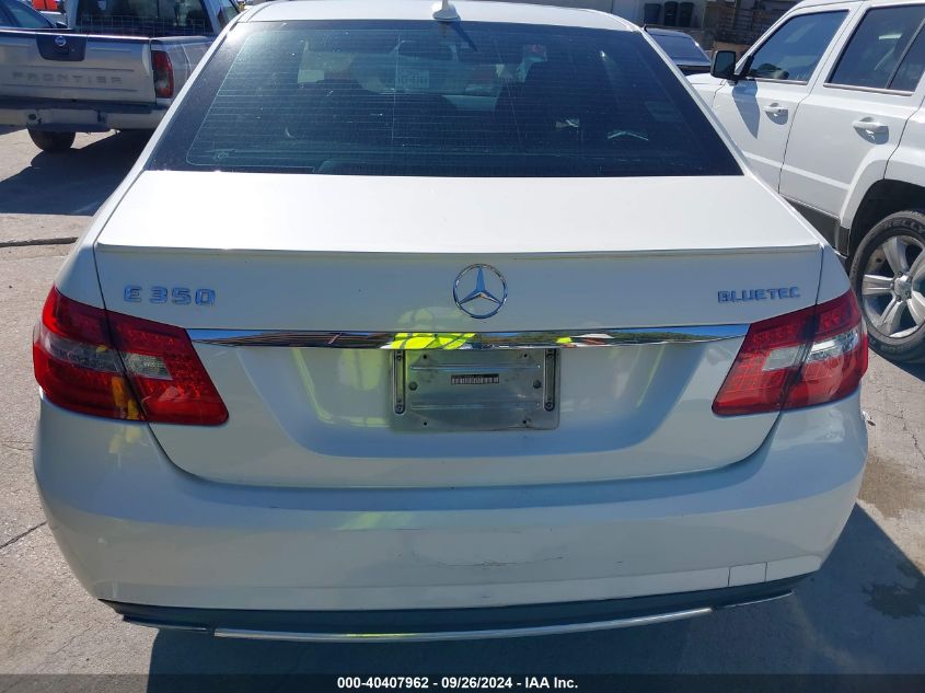 2011 Mercedes-Benz E 350 Bluetec VIN: WDDHF2EB9BA414243 Lot: 40407962