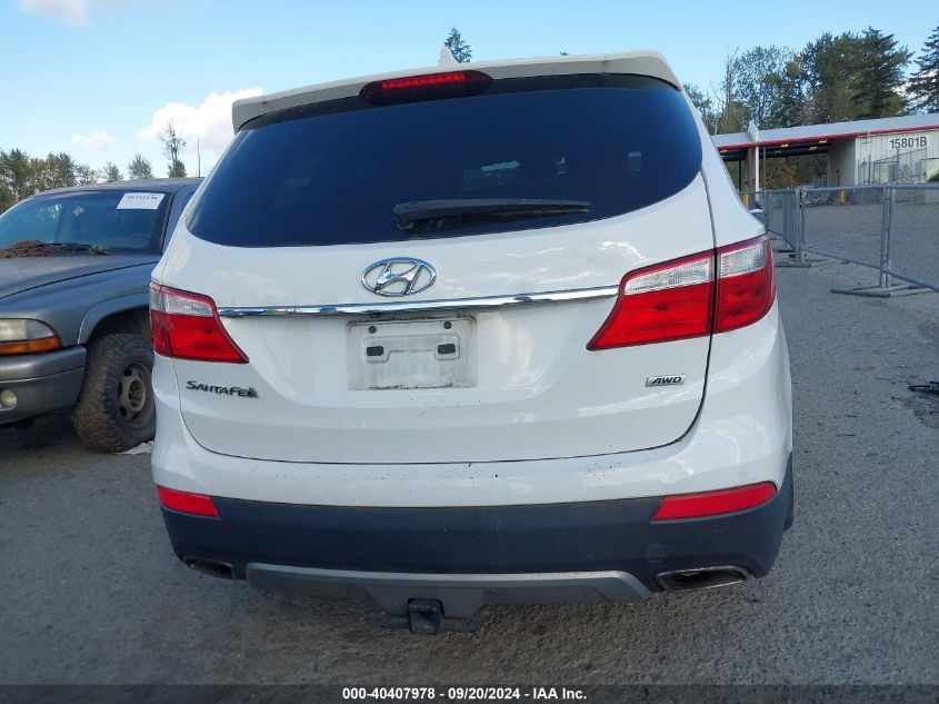 2015 Hyundai Santa Fe Gls VIN: KM8SNDHF8FU125867 Lot: 40407978