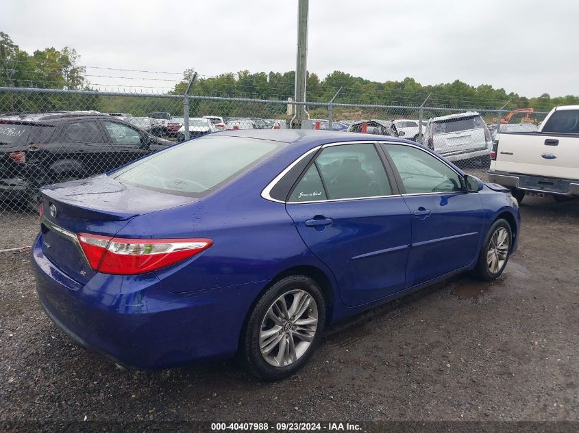 2015 Toyota Camry Se VIN: 4T1BF1FK5FU938174 Lot: 40407988