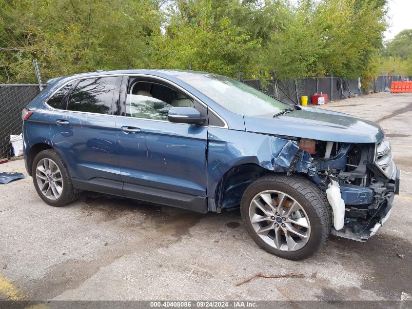 2018 Ford Edge Titanium VIN: 2FMPK4K83JBB58699 Lot: 40408086