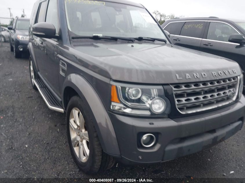 2016 Land Rover Lr4 Hse VIN: SALAG2V69GA802391 Lot: 40408087