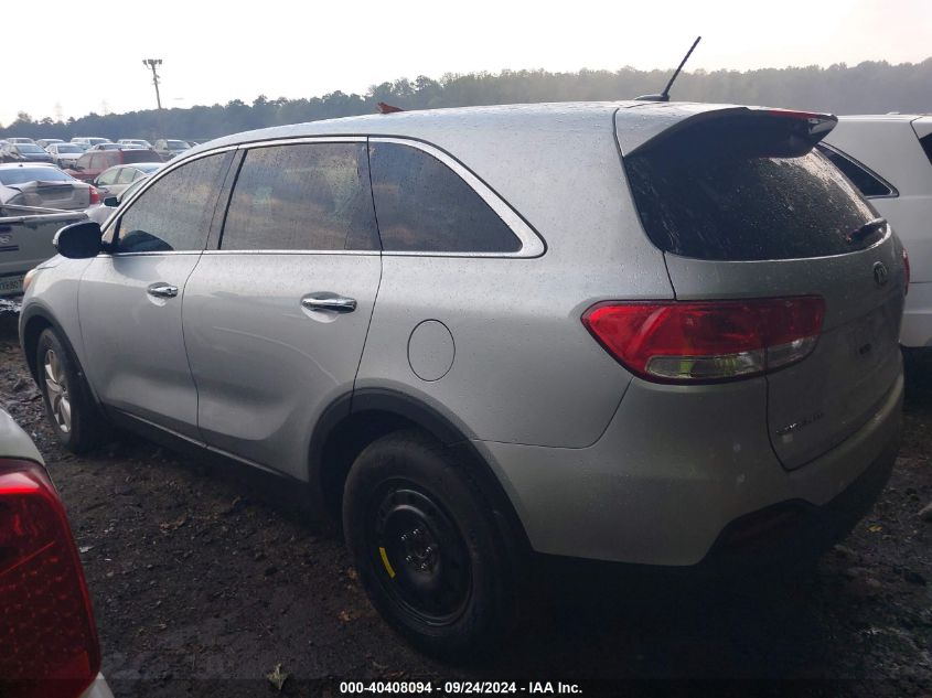 2017 KIA SORENTO 2.4L L - 5XYPG4A3XHG265797