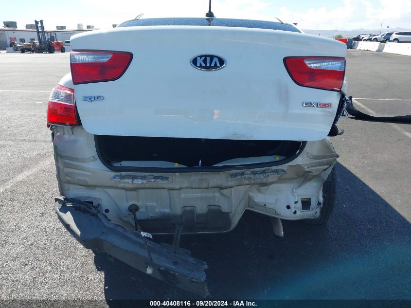 KNADN4A39E6397177 2014 Kia Rio Ex