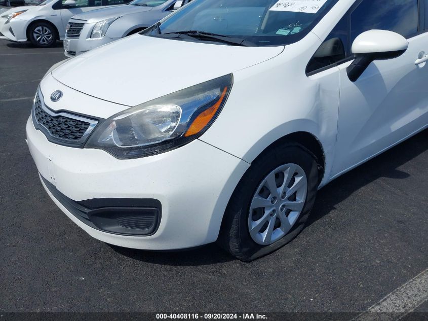 KNADN4A39E6397177 2014 Kia Rio Ex