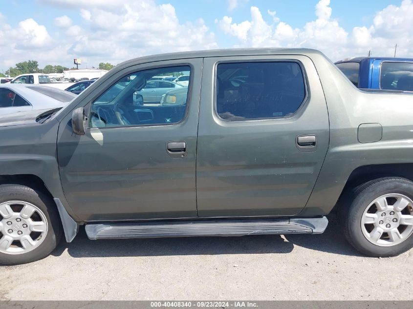 2006 Honda Ridgeline Rts VIN: 2HJYK16476H554598 Lot: 40408340