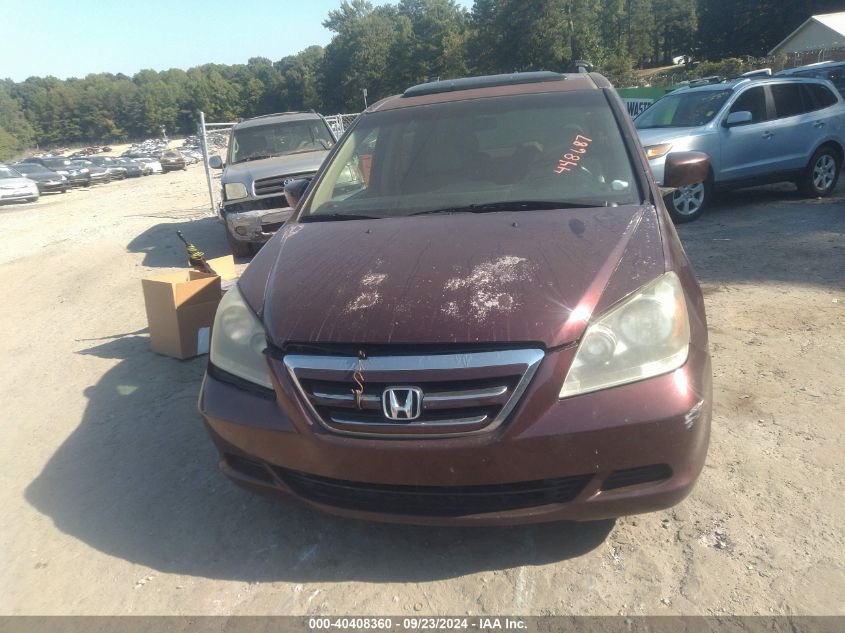 2007 Honda Odyssey Ex-L VIN: 5FNRL38727B448687 Lot: 40408360