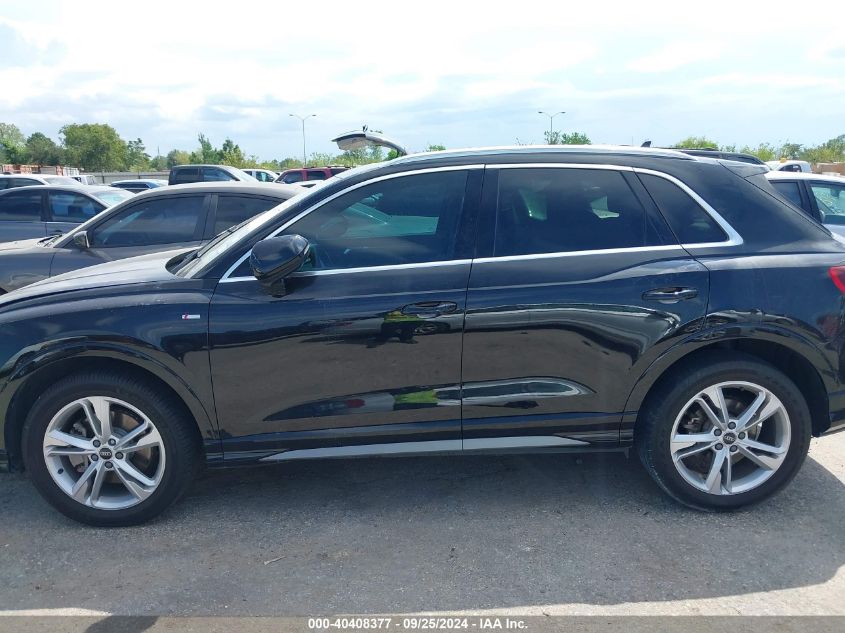 2022 Audi Q3 Premium Plus 45 Tfsi S Line Quattro Tiptronic VIN: WA1EECF3XN1048126 Lot: 40408377