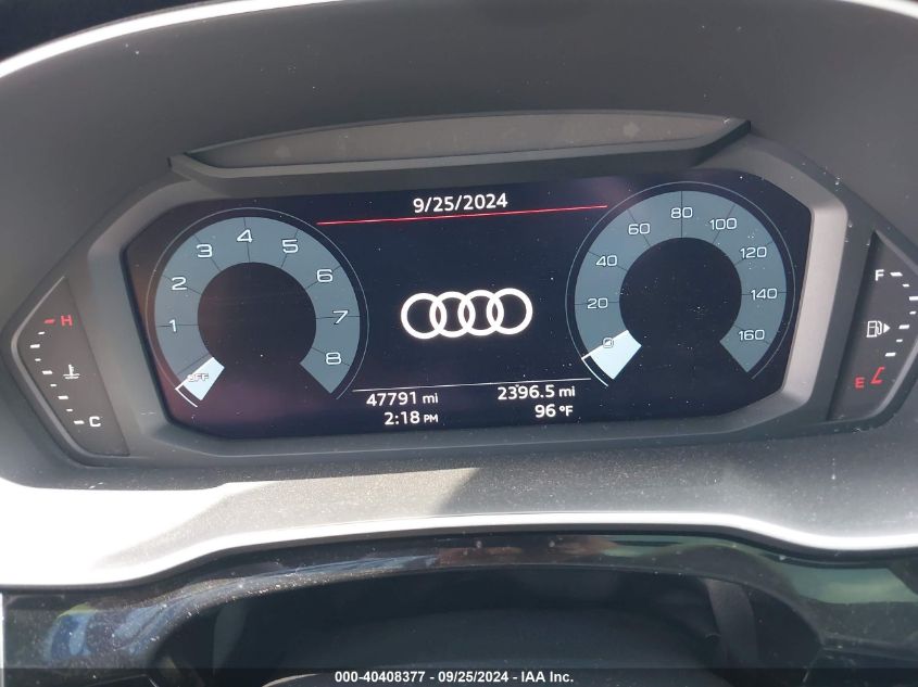 2022 Audi Q3 Premium Plus 45 Tfsi S Line Quattro Tiptronic VIN: WA1EECF3XN1048126 Lot: 40408377