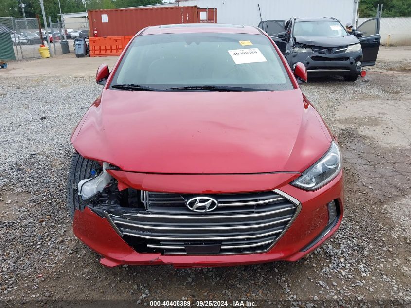 2017 Hyundai Elantra Limited VIN: 5NPD84LF0HH206872 Lot: 40408389