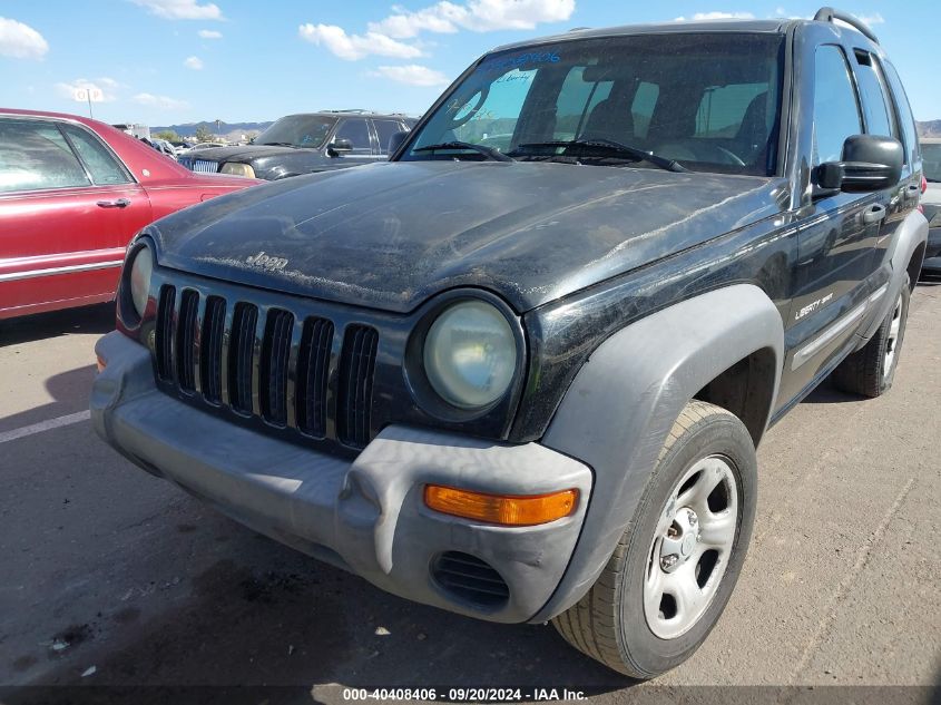 2003 Jeep Liberty Sport VIN: 1J4GL48KX3W638576 Lot: 40408406