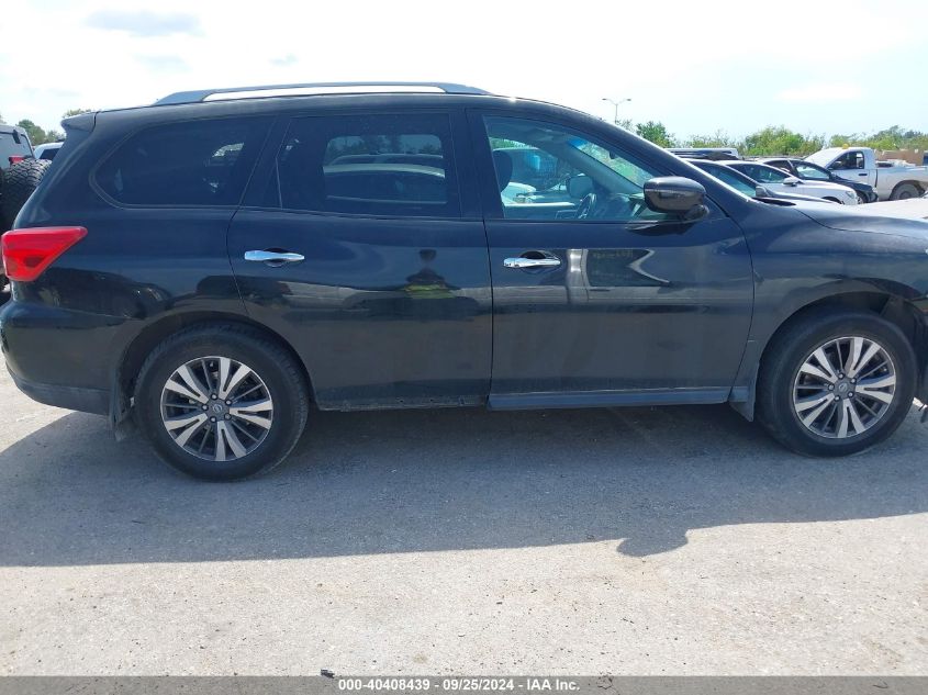 2017 Nissan Pathfinder Sv VIN: 5N1DR2MN1HC665827 Lot: 40408439