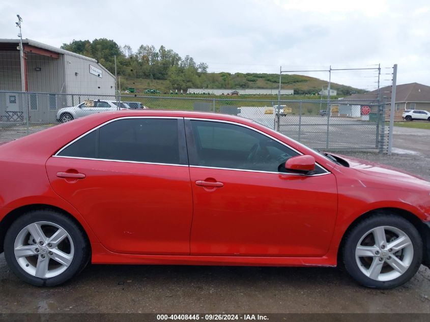 2013 Toyota Camry Se VIN: 4T1BF1FK4DU642494 Lot: 40408445