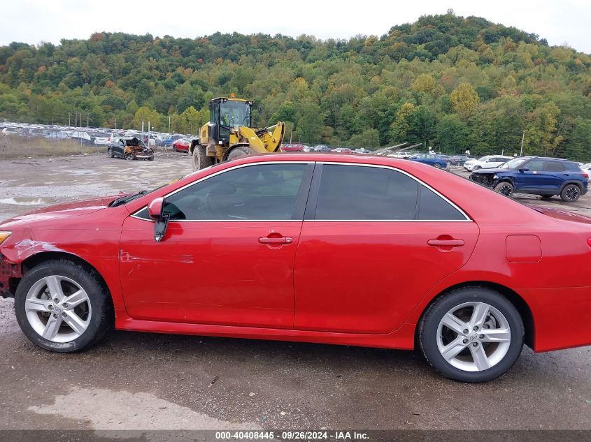 2013 Toyota Camry Se VIN: 4T1BF1FK4DU642494 Lot: 40408445