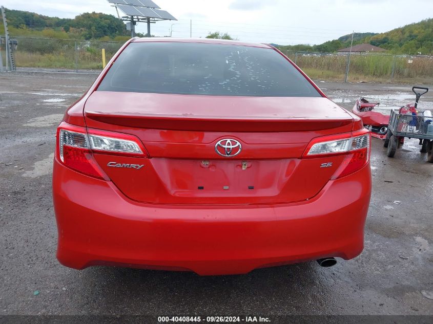 2013 Toyota Camry Se VIN: 4T1BF1FK4DU642494 Lot: 40408445