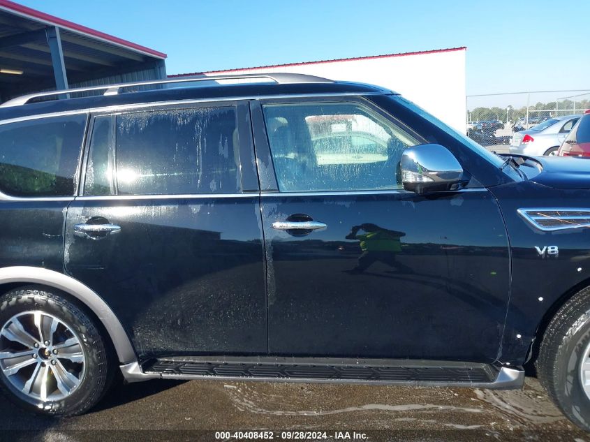 2019 Nissan Armada Sl VIN: JN8AY2NDXK9086098 Lot: 40408452