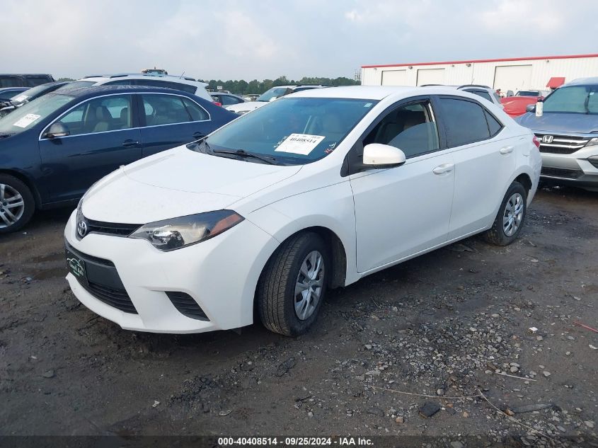 2T1BURHEXGC515542 2016 TOYOTA COROLLA - Image 2