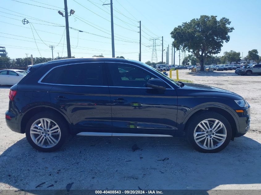 2018 Audi Q5 2.0T Premium/2.0T Tech Premium VIN: WA1BNAFY1J2081409 Lot: 40408543