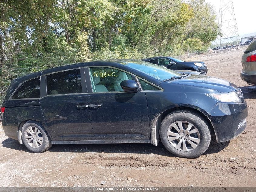 2016 Honda Odyssey Se VIN: 5FNRL5H30GB076842 Lot: 40408602