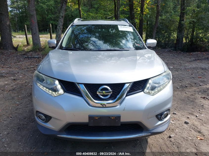 2015 Nissan Rogue Sl VIN: 5N1AT2MV8FC767899 Lot: 40408632