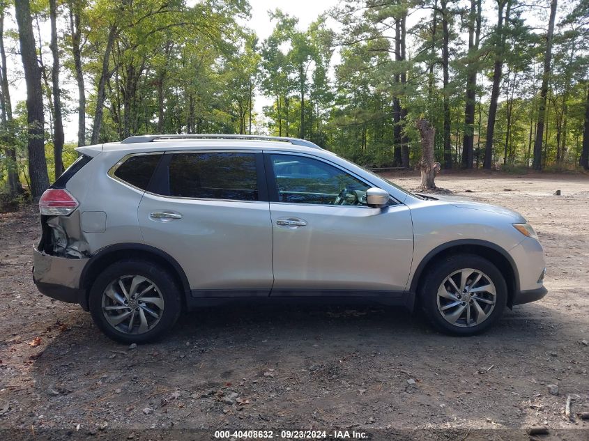 2015 Nissan Rogue Sl VIN: 5N1AT2MV8FC767899 Lot: 40408632