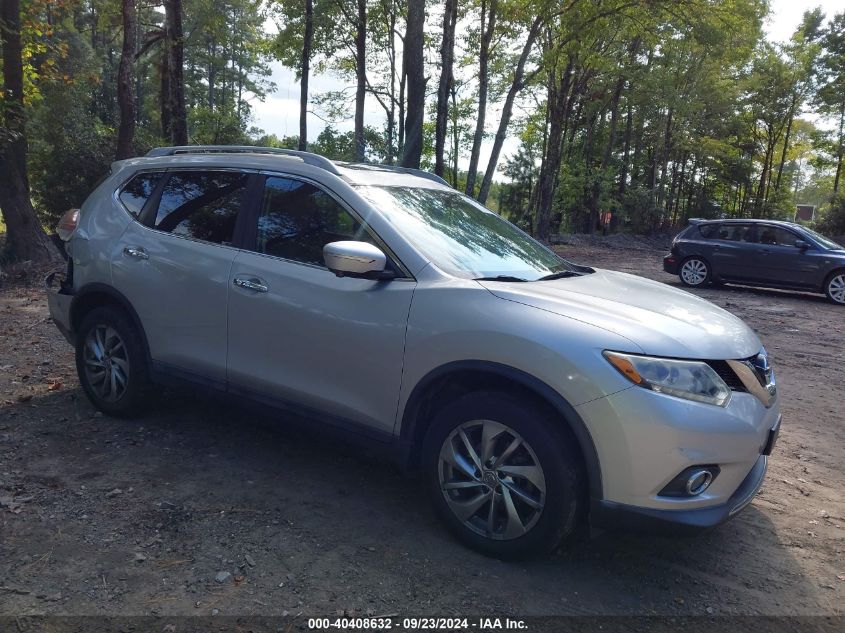 2015 Nissan Rogue Sl VIN: 5N1AT2MV8FC767899 Lot: 40408632