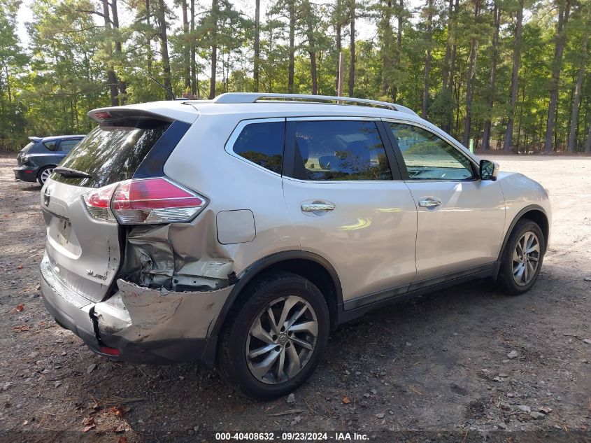 2015 Nissan Rogue Sl VIN: 5N1AT2MV8FC767899 Lot: 40408632