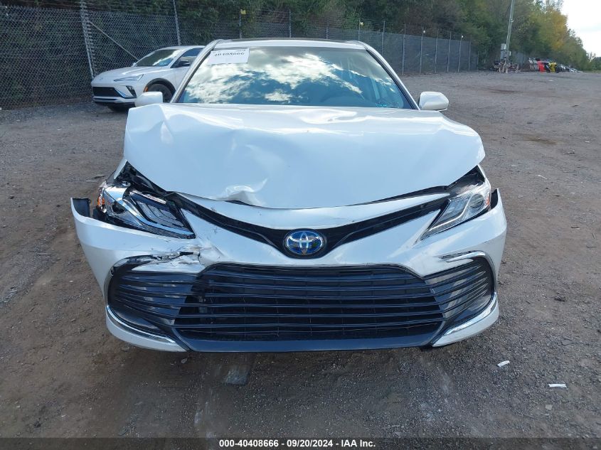 4T1F31AK0NU589554 2022 Toyota Camry Xle Hybrid