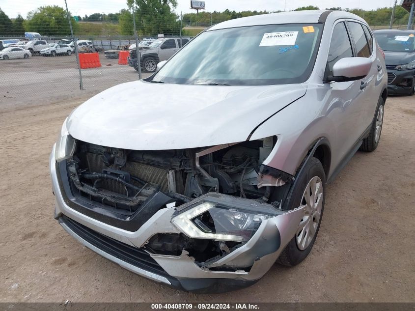 2017 Nissan Rogue S/Sl/Sv VIN: JN8AT2MT6HW134729 Lot: 40408709