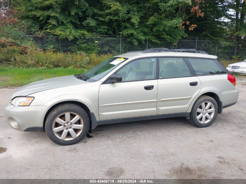 2006 Subaru Outback 2.5I VIN: 4S4BP61C467311734 Lot: 40408719