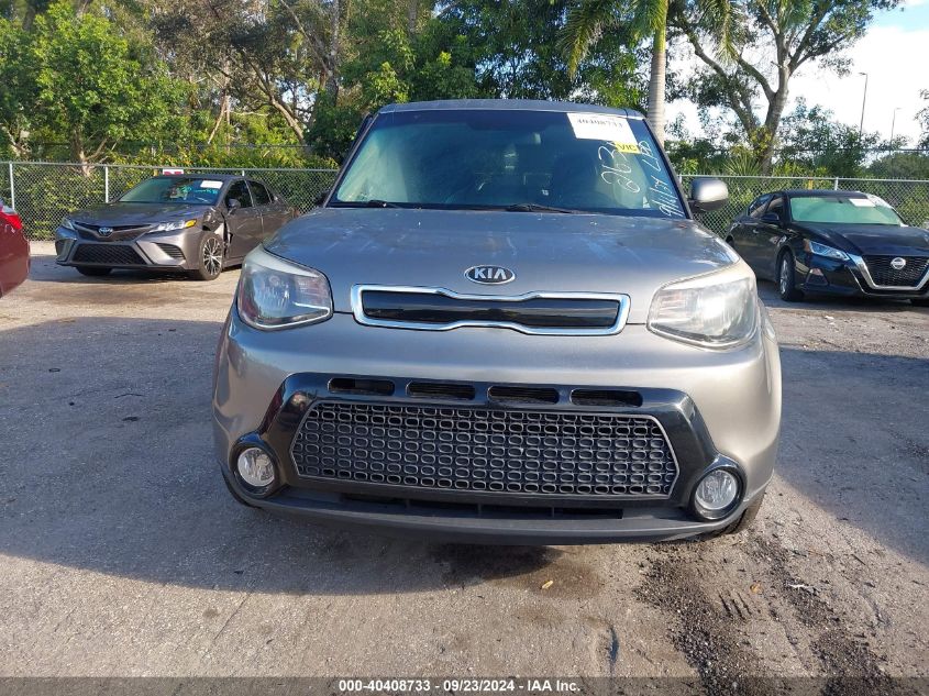 2016 Kia Soul + VIN: KNDJP3A55G7302638 Lot: 40408733