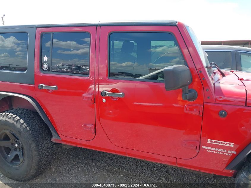 2010 Jeep Wrangler Unlimited Sport VIN: 1J4BB3H19AL109200 Lot: 40408735