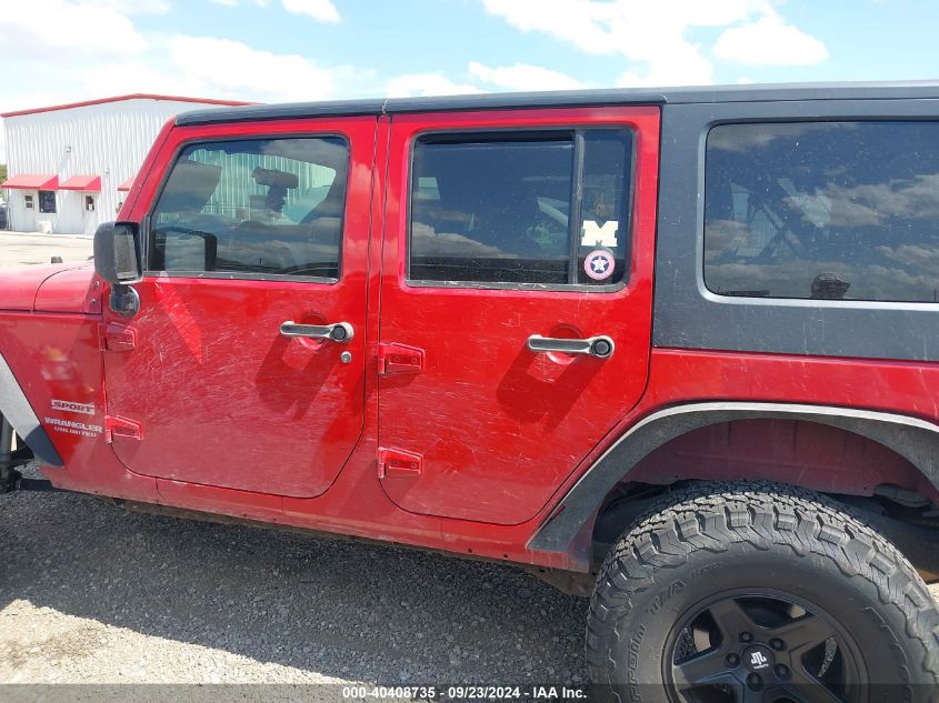 2010 Jeep Wrangler Unlimited Sport VIN: 1J4BB3H19AL109200 Lot: 40408735